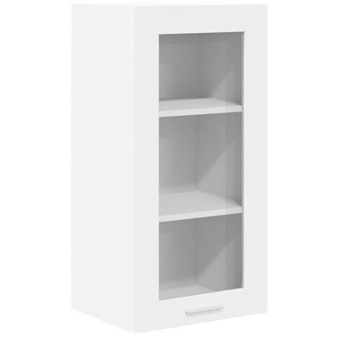 Armadio pensile Riga Bianco 40 x 31 x 80 cm Legno multistrato - Foto 1