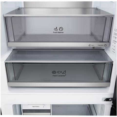 GBBW726DEV Frigorifero combinato Fit & Max 70cm, Classe D, 465L, AI Fresh, Black Steel - Foto 18