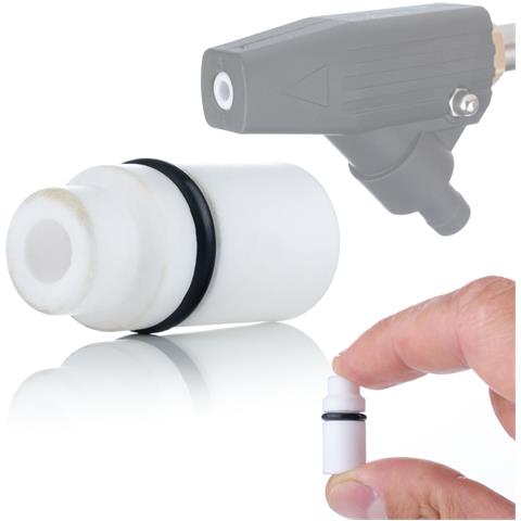 Ugello Di Sabbiatura In Ceramica - Alta Durata E Compatibilità | Dimensioni: 8,6 Mm X 25,5 Mm X 11,2 Mm | Ricambio Essenziale Per Sabbiatrici - Foto 1