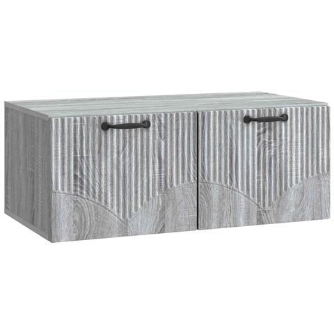 Mobile Porta TV da Muro Grigio Sonoma 78,5 x 41 x 30 cm - Foto 1