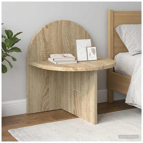 Comodino Rovere Sonoma 40 x 35,5 x 45,5 cm Legno ingegnerizzato - Foto 2