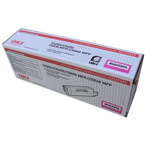 42127455 Toner Originale Magenta per 5510mfp Capacità 5000 Pagine - Foto 2
