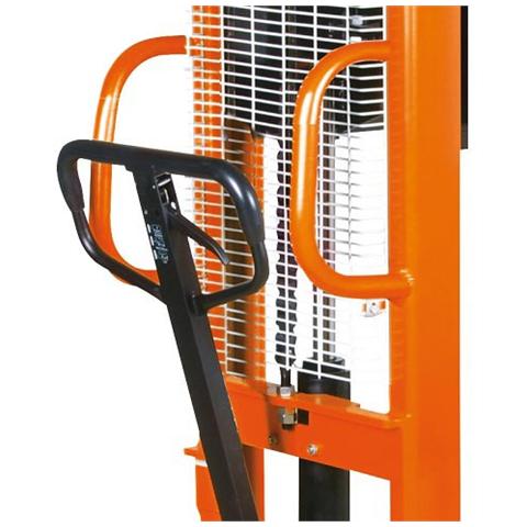 Carrello Elevatore Modello GHHW 1000 - Portata 1 T - Altezza Di Sollevamento 1600 Mm - Foto 4