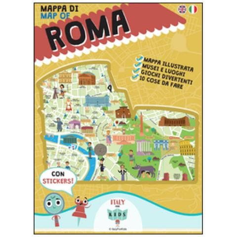 M. Cerato - Mappa di Roma illustrata. Ediz. multilingue - Foto 2