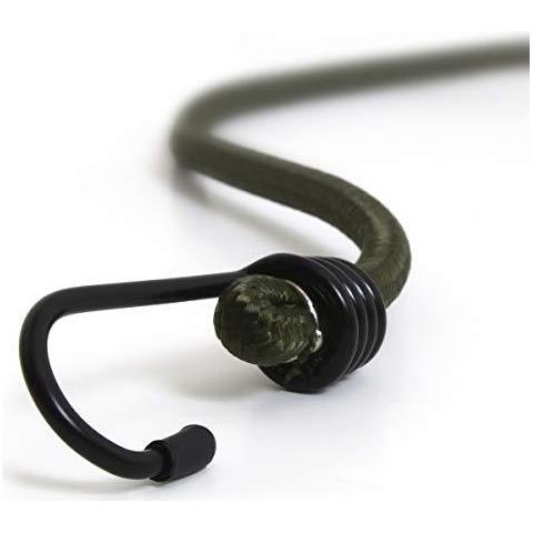 Heavy Duty 10 Elastico Bungee Cavi Con Ganci Confezione Camping Basha Bivvy Bivi Fai Da Te Multi-purpose Custodia - 2 Anni Di Garanzia - Foto 2