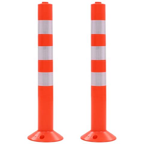 Dissuasore del Traffico 2 pz Plastica 75 cm - Foto 1