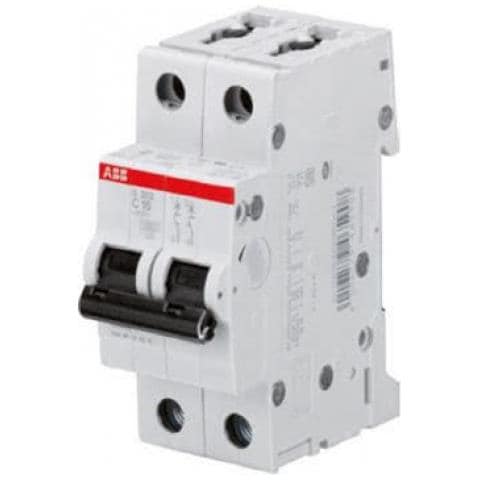 Interruttore Magnetotermico 6ka Curva C 4a 2 Moduli - S202/c4 - Foto 2