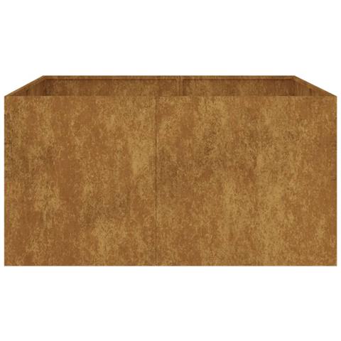 Fioriera 80x80x40 cm in Acciaio Corten - Foto 8