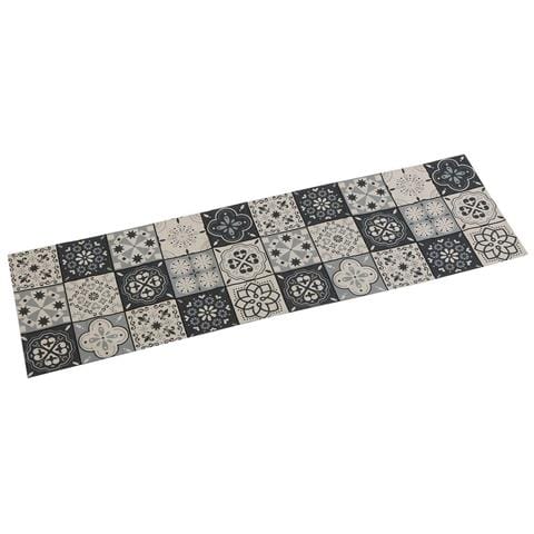 Runner Da Tavolo Mozaic Grigio Poliestere (44,5 X 0,5 X 154 Cm) - Foto 1