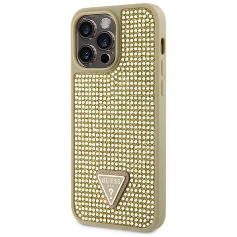 Cover Per Iphone 15 Pro Max Triangle Diamond, Oro - Foto 1