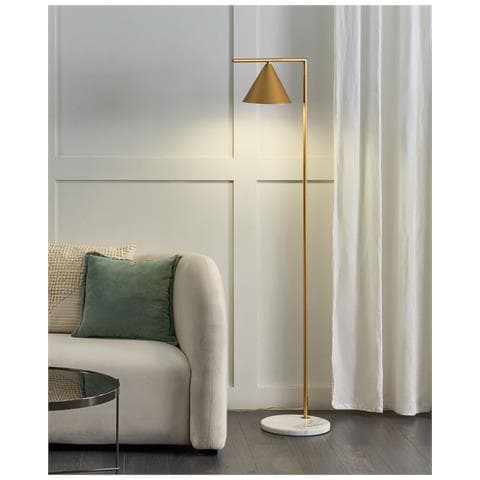 Lampada Da Pavimento Mocal Metallo Oro - Foto 7