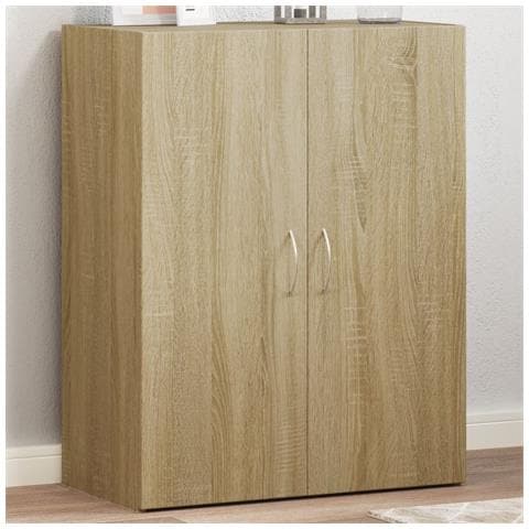 Schedario Rovere Sonoma 60x32x77,5 Cm In Legno Multistrato - Foto 1