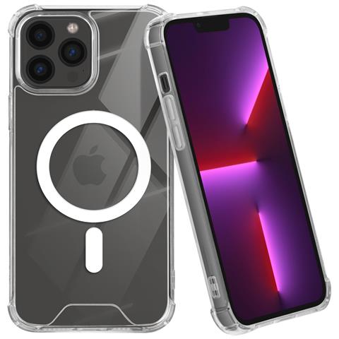 Cover Magsafe Per Iphone 13 Pro Silicone Gel Angoli Rinforzati - Foto 1