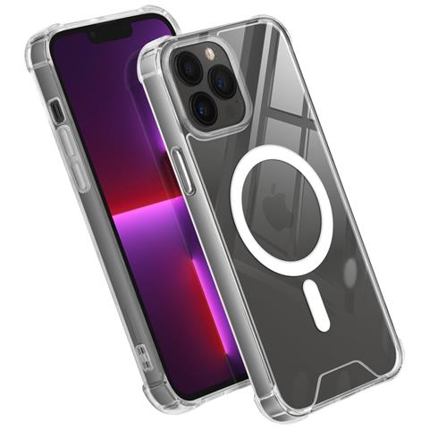 Cover Magsafe Per Iphone 13 Pro Silicone Gel Angoli Rinforzati - Foto 2