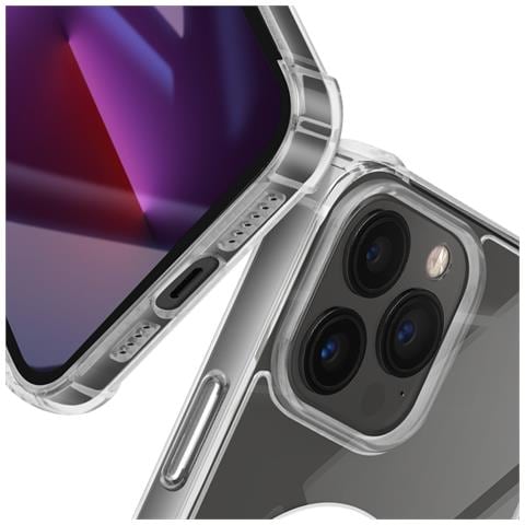 Cover Magsafe Per Iphone 13 Pro Silicone Gel Angoli Rinforzati - Foto 5