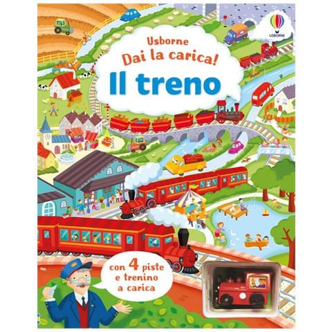 Fiona Watt - Il treno. Ediz. a colori. Con 4 piste. Con trenino a carica - Foto 1