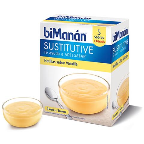 Bimanã¡n Crema Sostitutiva Di Vaniglia 5 Unitã - Foto 1