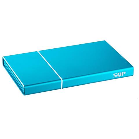 Box Per Hdd /ssd 2,5"" Sata (spessore 7mm Max) - Interfaccia Usb3.1 Gen 2 (usb-c) - Box In Alluminio Colore Blu - I - Foto 1