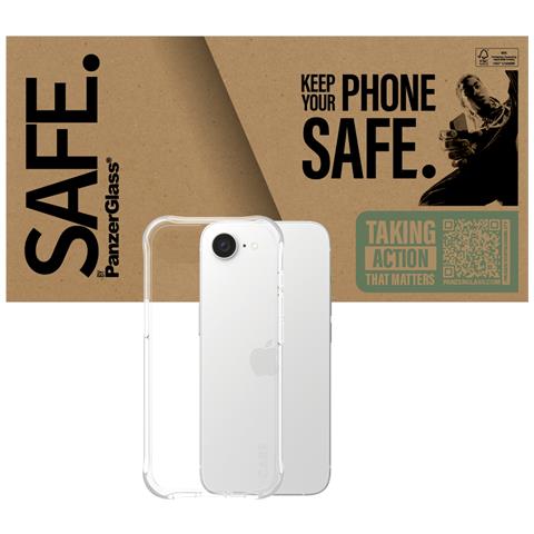 SAFE by PG TPU Case TP iPhone SE (2025) custodia per cellulare Cover Trasparente - Foto 2