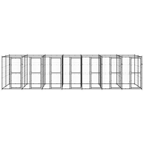 Lusso Casadino - Gabbia Per Cani Da Esterno In Acciaio 16,94 M² - Foto 1