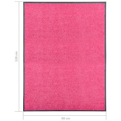 Lusso Casadino - Zerbino Lavabile Rosa 90x120 Cm - Foto 6