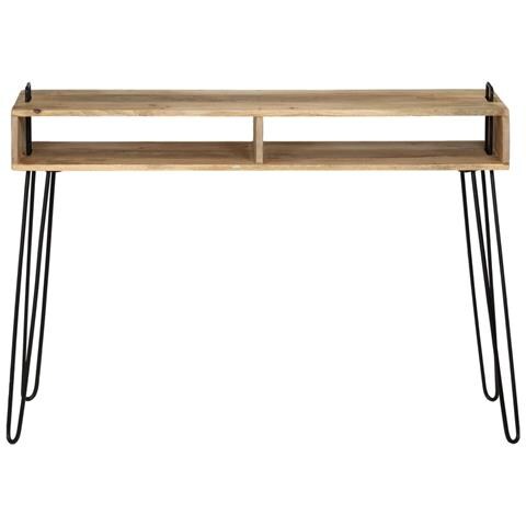 Tavolo Consolle In Legno Massello Di Mango 115x35x76 Cm - Foto 1