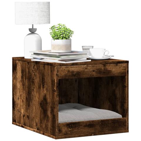 Recinto Lettiera Gatti Rovere Fumo 47x59x42 cm in Truciolato - Foto 2