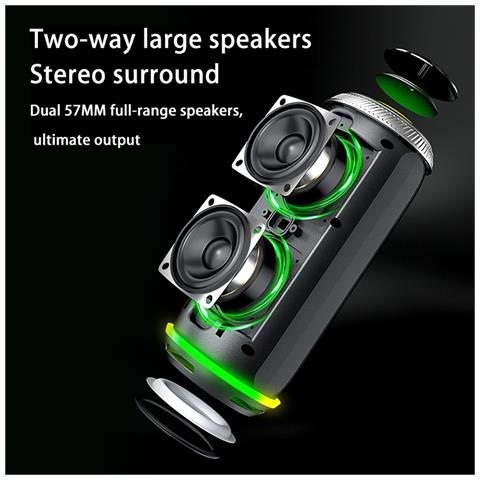 Altoparlante Bluetooth Portatile Grey - Foto 2