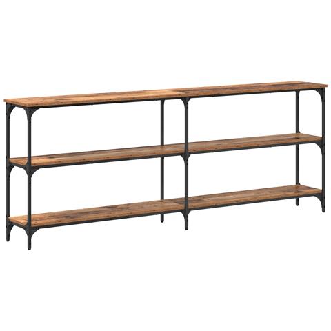 Tavolo Consolle Legno Vintage 200x29x75 cm Legno Ingegnerizzato - Foto 1