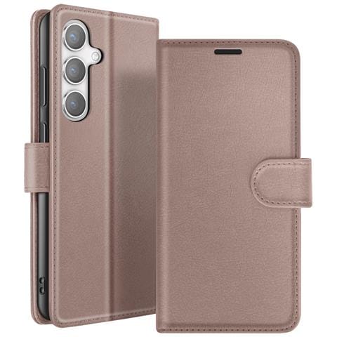 Custodia A Portafoglio Per Galaxy S24 Con Funzione Di Supporto E Linguetta Magnetica, Talpa - Foto 1