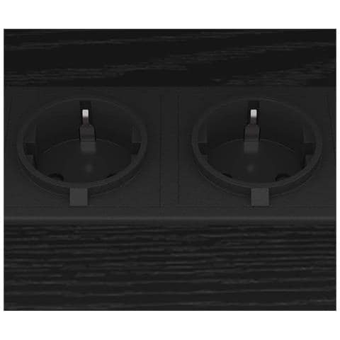 Mobiletti da Notte 2 pcs Rovere nero 38 x 30 x 48 cm - Foto 9