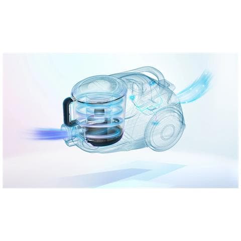 Aspirapolvere a Traino BGC41XFMLY Capacità 2.4 L Senza Sacco Potenza 750 W Colore Nero Blu - Foto 3