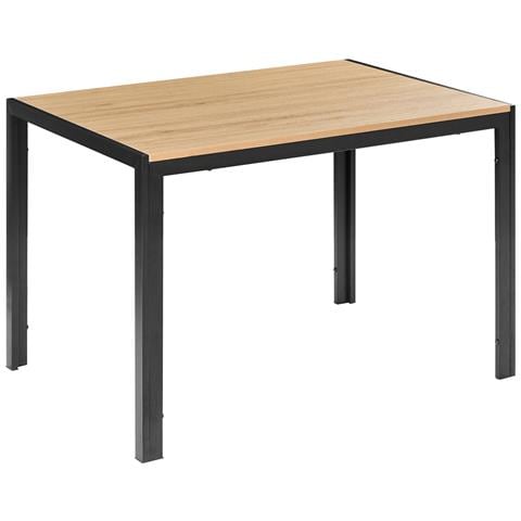 Tavolo Da Pranzo Mann Marrone/nero 120 Cm 70 Cm - Foto 2