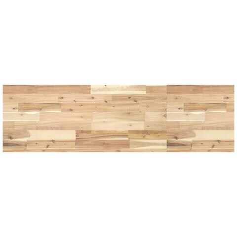 Piano per Tavolo 120x40x4 cm Rettangolare Legno Massello Acacia - Foto 1