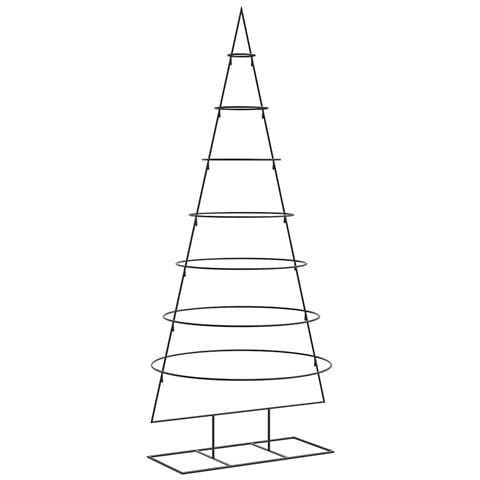 Albero di Natale Decorativo in Metallo Nero 180 cm - Foto 1
