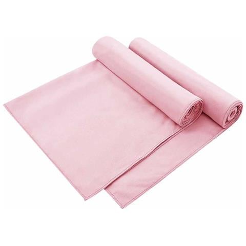 Asciugamani per Sedia Outdoor 2 pcs Rosa 130 x 60 cm - Foto 1