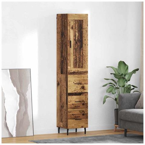 Credenza Legno vecchio 34,5 x 34 x 180 cm Legno multistrato - Foto 2