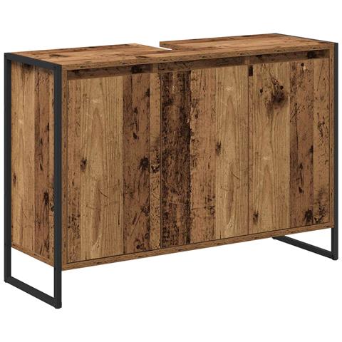 Mobile da Bagno Legno vecchio 90 x 30 x 60 cm Legno multistrato - Foto 1