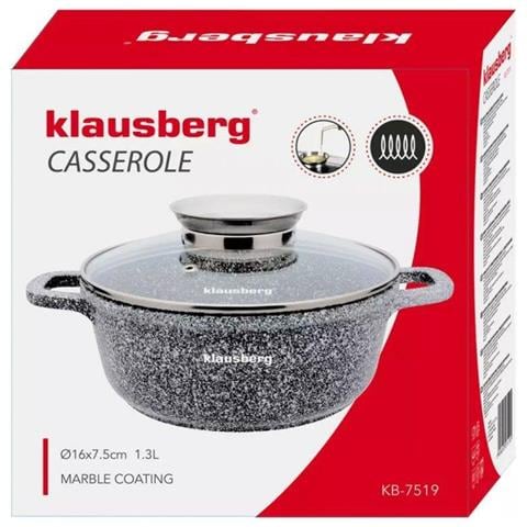 KB-7519 Pentola in marmo da 1,3 l, compatibile con l'induzione - Foto 5