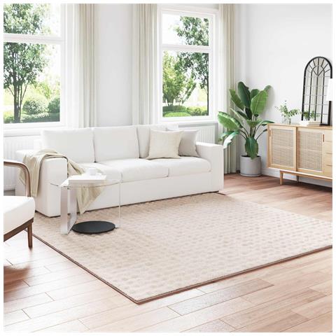 Tappeti per area Quadrato HUARTE Beige 240 x 240 cm Poliestere - Foto 2