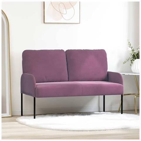 Divani con cuscino 110cm Viola Legno compensato - Foto 2
