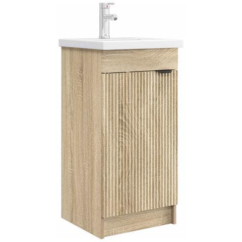 Mobile da bagno con lavabo Rovere Sonoma 42 x 40 x 84,5 cm - Foto 1