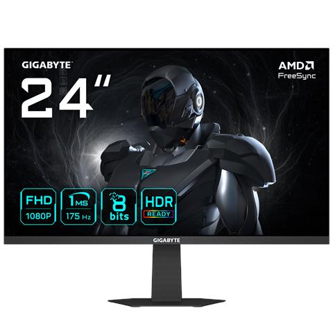 GS24F14A Monitor Gaming 24” FHD - 1920 x 1080, 175Hz, 1ms, 400 cd /m², FreeSync, HDR Ready, HDMI 2.0, DisplayPort 1.4 - Foto 1