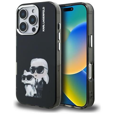 Custodia Nera Iphone 16 Pro Karl Lagerfeld - Foto 2