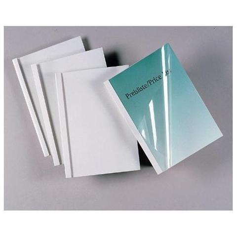 Copertine rilegatura termica Optimal 3 mm bianche (100)  - Foto 2