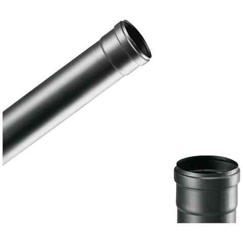 Tubo lineare diametro 10 cm lunghezza 50 cm professionale per stufe pellet - Foto 1