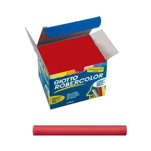 scatola 100 gessetti tondi rossi - Foto 2