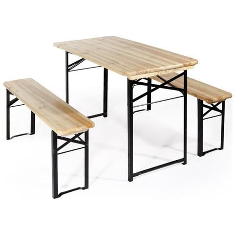 Set Birreria Legn / fer. 70x220 - Arredamento Giardino - Foto 2