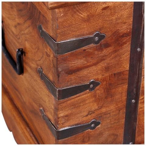 Tavolino da Salotto in Legno Massello 110x60x45 cm - Foto 2