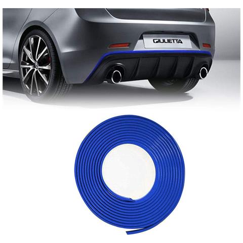 Profilo Blu Adesivo per Dam Paraurti Posteriore Alfa Giulietta con Biadesivo 3M APT - Foto 1